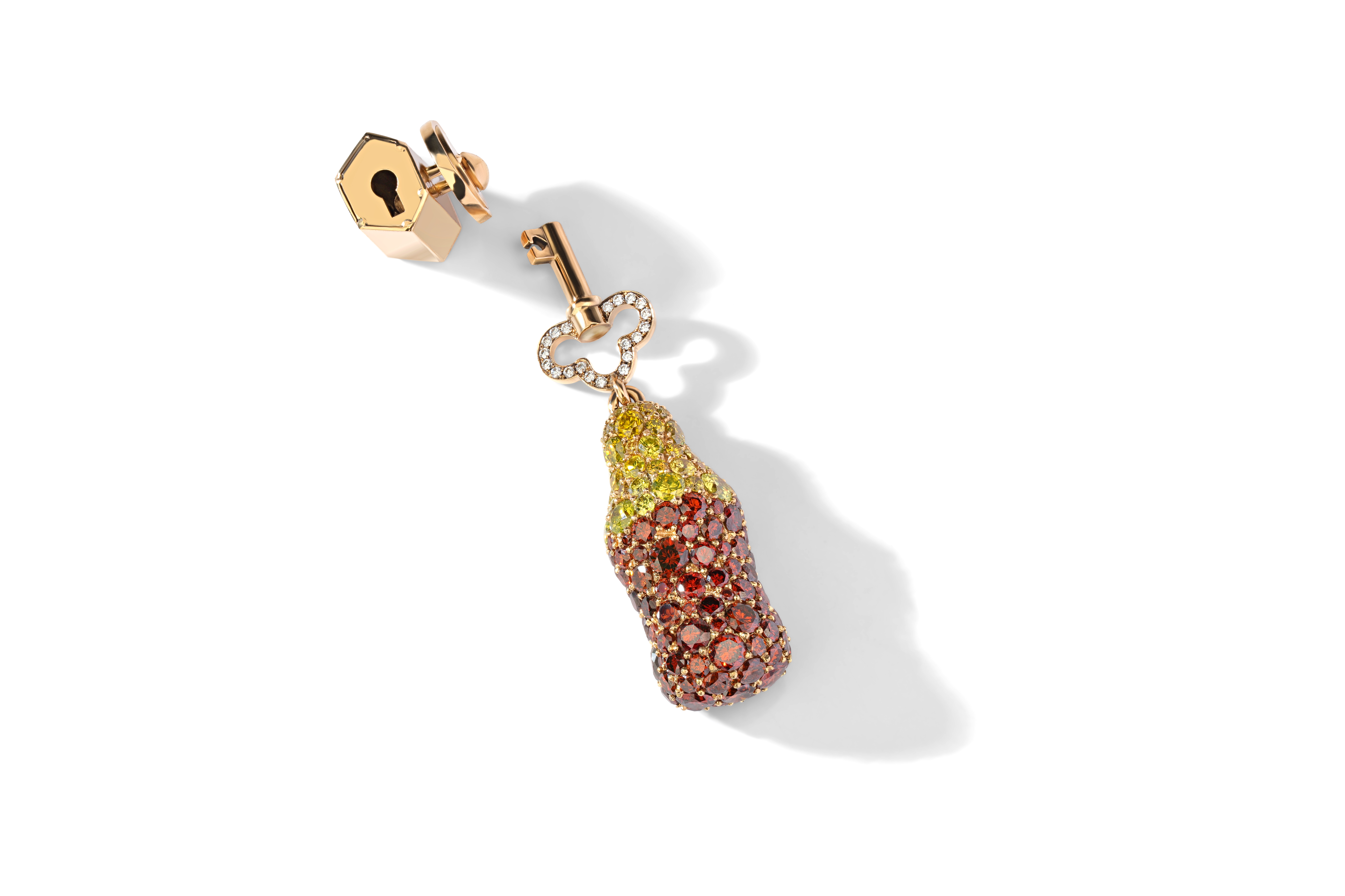 Transformative key charm «Cola Bottle»