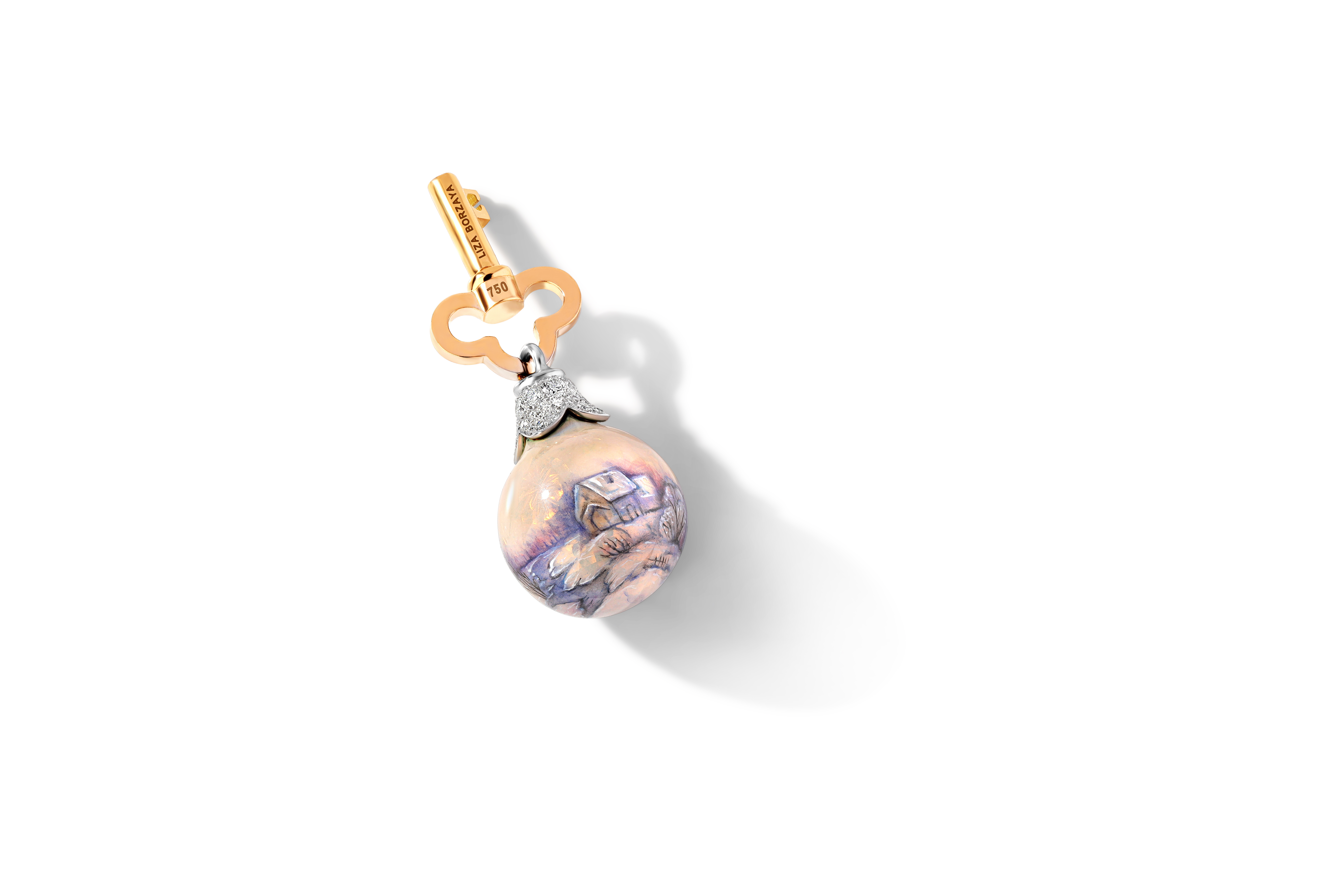 "Winter" transformative key charm