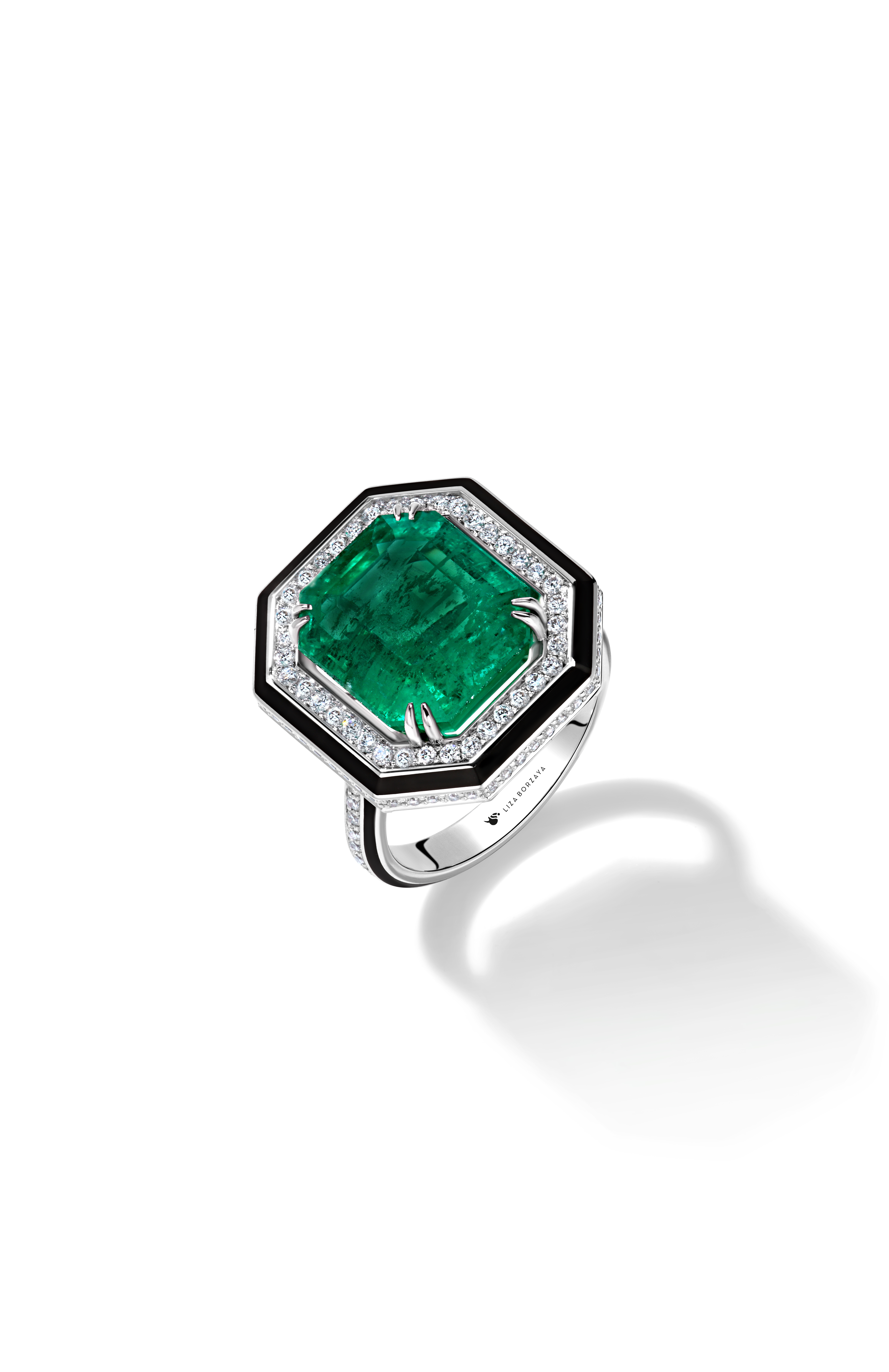 Кольцо Ар-деко 9,7 ct