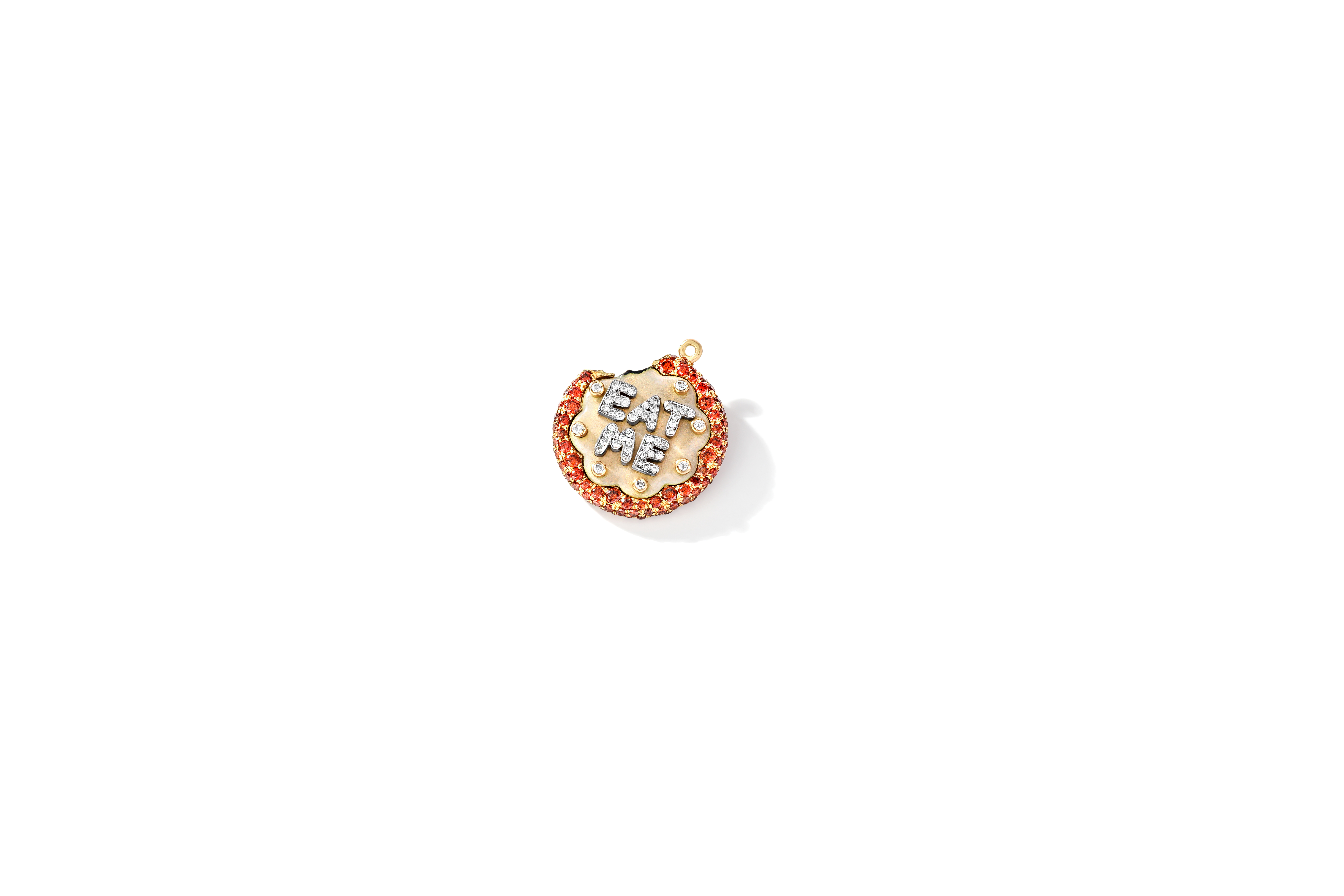 Transformative key charm «Eat me»