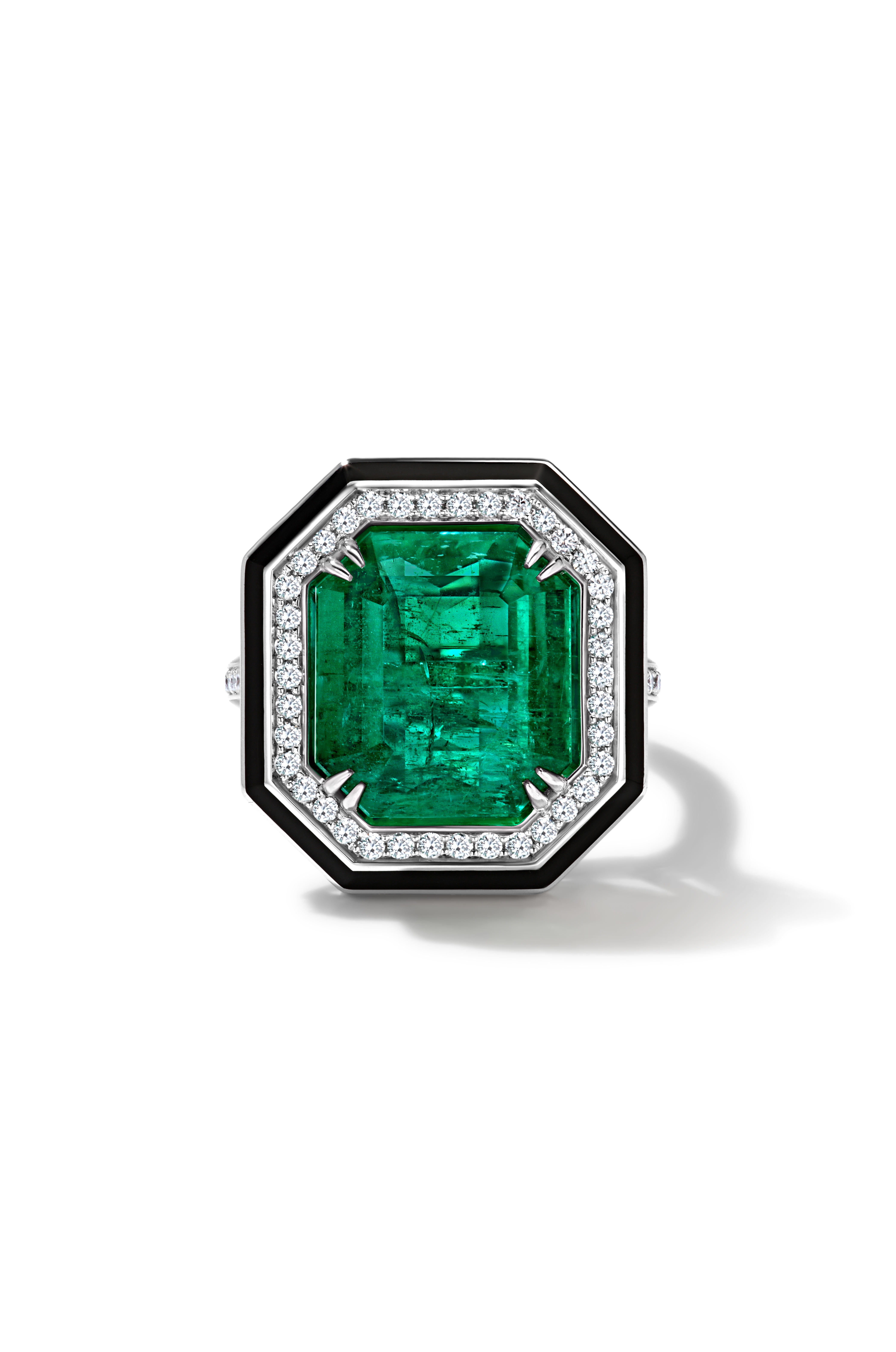 Кольцо Ар-деко 9,7 ct