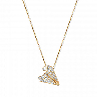 Chain pendant "Paper plane"