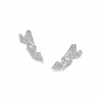 Earrings "Paper planes" 